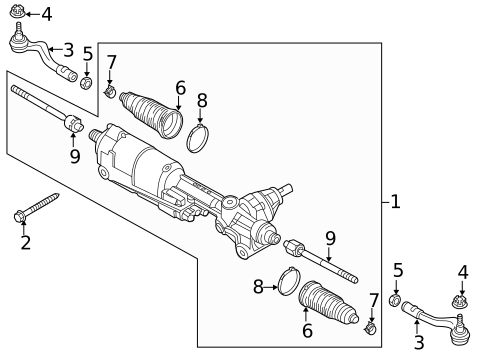 Steering Gear & Linkage for 2019 Audi A4 Quattro #0