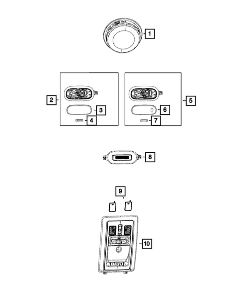Lamps-Interior and Exterior for 2018 Ram 1500 #4