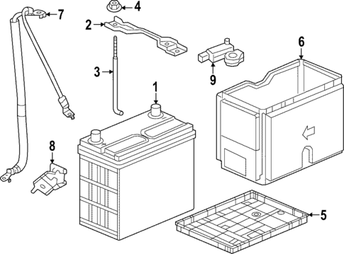 Battery for 2023 Honda HR-V #0