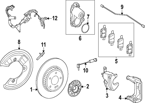 Parking Brake for 2022 Mercedes-Benz EQS 580 #0