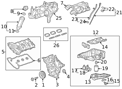 Hardware, Fasteners & Fittings for 2022 Chevrolet Blazer #0