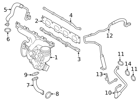 Turbocharger & Components for 2020 Mini Cooper Clubman #0