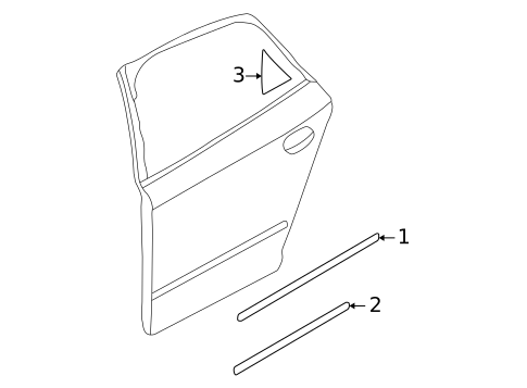 Exterior Trim - Quarter Panel for 2007 Audi A4 Quattro #1