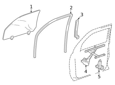 Front Door for 2016 Lexus LX570 #0