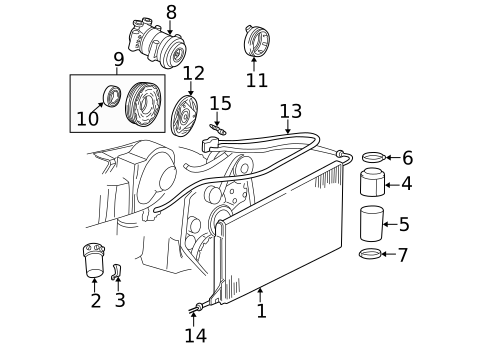 A/C Flow Restrictors for 1998 Chevrolet Express 2500 #0