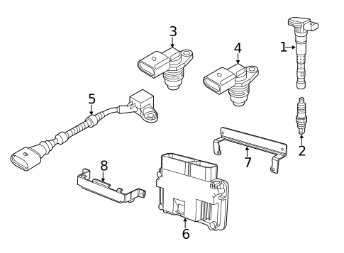 Ignition System for 2012 Volkswagen Jetta #0