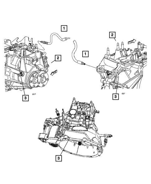 Clutch Controls for 2007 Chrysler Sebring #0