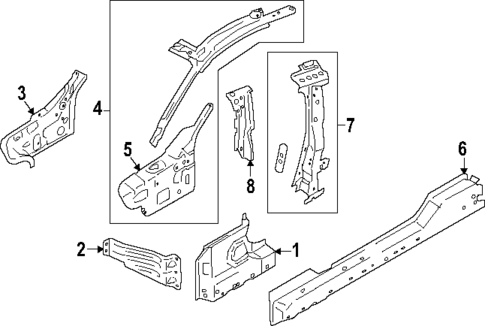 Lock Pillar for 2024 Ford Mustang #0