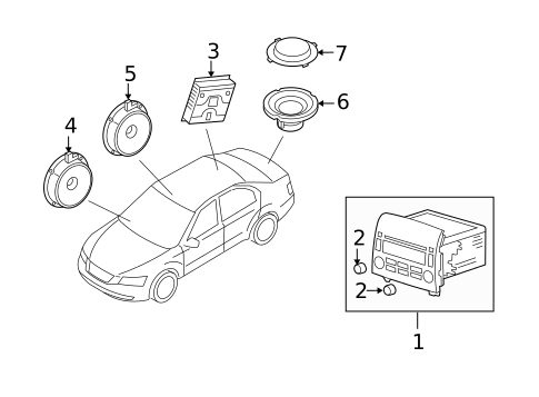 Sound System for 2007 Hyundai Sonata #0
