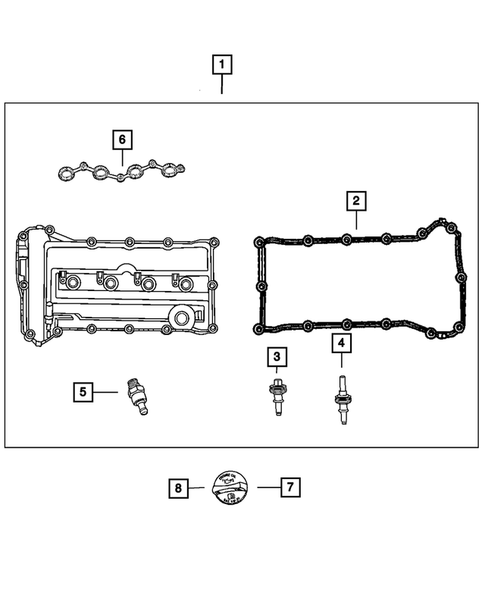Cylinder Head for 2011 Chrysler 200 #1