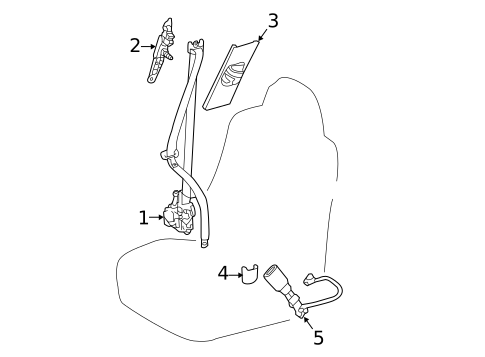 Seat Belt for 2016 Scion iM #0