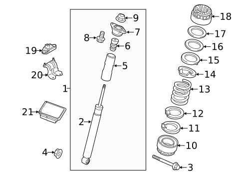 Shocks & Components for 2012 Porsche Panamera #0