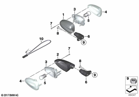 Turn Signals, Front for 2008 BMW-Motorrad HP2 Sport #0
