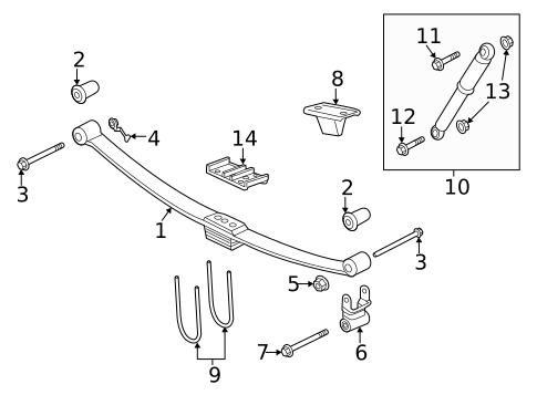 Rear Suspension for 2022 Ram 3500 #1
