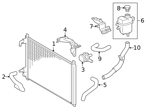 Intercooler for 2019 Lexus GS300 #0