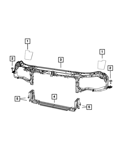 Radiator and Related Parts; Charge Air Cooler for 2018 Dodge Challenger #4