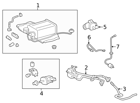 Emission System for 2017 Lexus LS460 #0