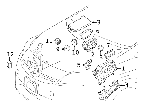 Electrical Components for 2014 Toyota Prius V #2