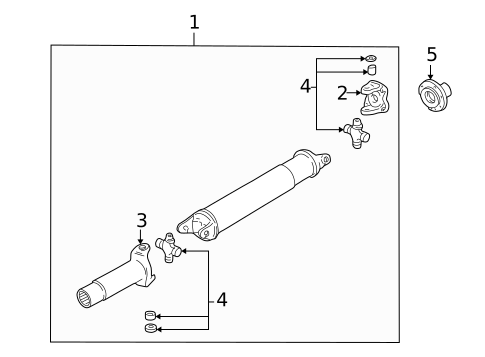 Drive Shaft for 2003 Mazda B3000 #1