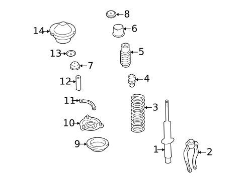 Struts & Components for 2005 Kia Optima #0