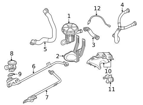 Emission Components for 2003 BMW 760Li #0