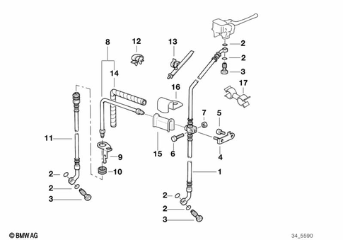 Brake Lines for 1995 BMW-Motorrad R 1100 RT #0