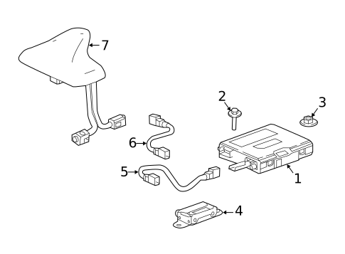 Communication System Components for 2017 Cadillac CTS #0