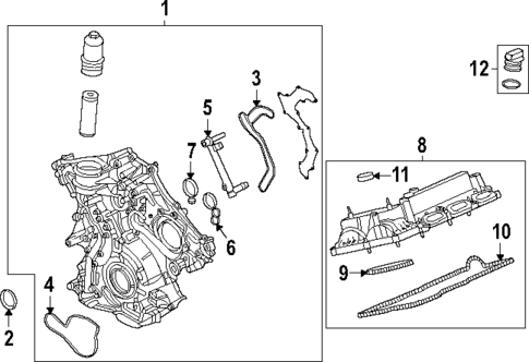 Valve & Timing Covers for 2025 Ford Ranger #0