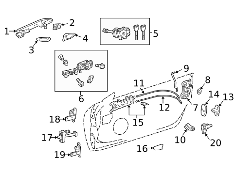 Door for 2017 Lexus RC300 #1