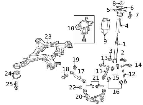 Rear Suspension for 2014 Jeep Grand Cherokee #2
