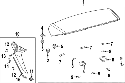 Spoiler for 2025 Lexus NX350h #0