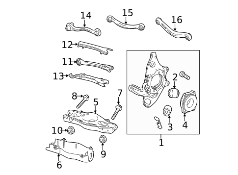 Rear Suspension for 2021 Mercedes-Benz GLA35 AMG #5