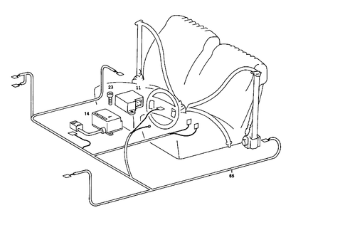 Belt Tensioner and Airbag for 1986 Mercedes-Benz 560SL #2