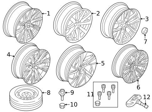 Wheels for 2025 Volvo XC60 #6