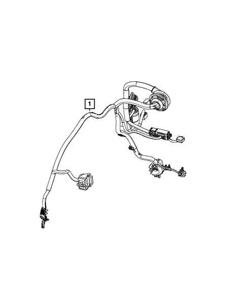 Wiring, Headlamp to Dash for 2022 Ram 3500 #12