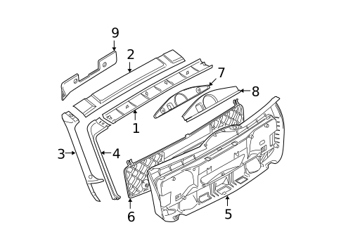 Interior Trim for 2008 BMW 535xi #0