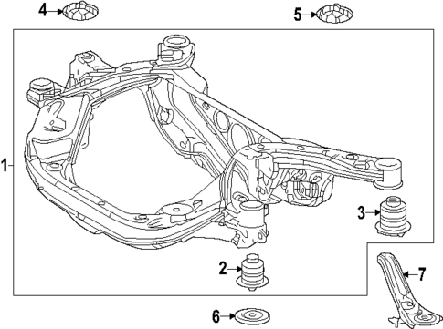 Suspension Mounting for 2023 Subaru Solterra #0
