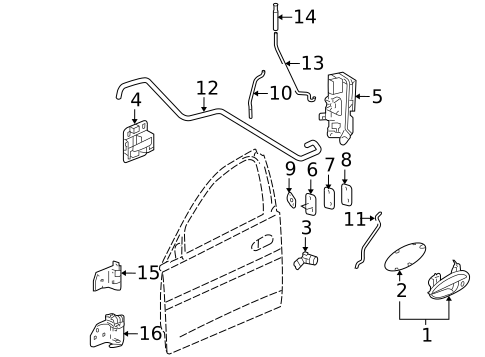 Front Door for 2004 Pontiac Grand Prix #0