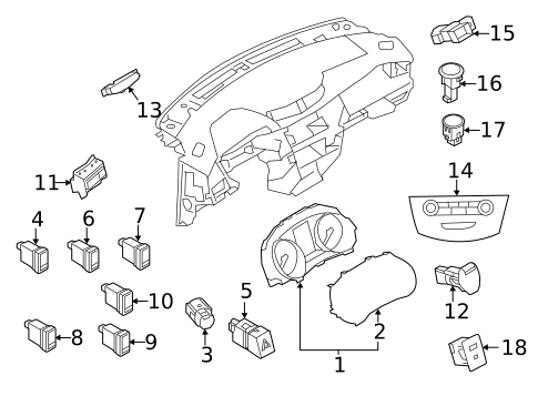 Ignition Lock for 2021 Nissan Qashqai #0