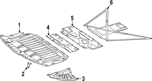 Splash Shields for 2023 Mercedes-Benz SL55 AMG #0