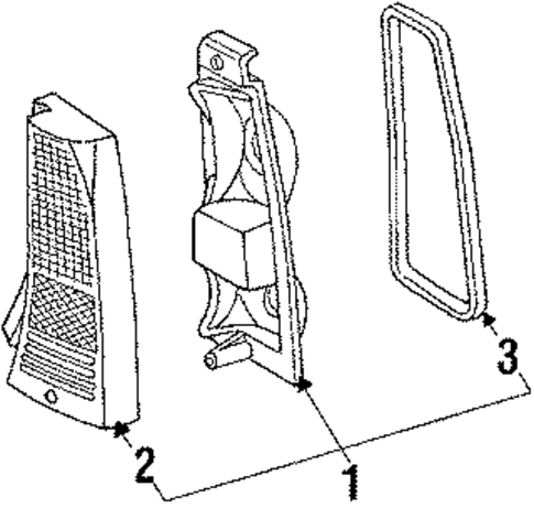 Tail Lamps for 1987 Ford Taurus #0