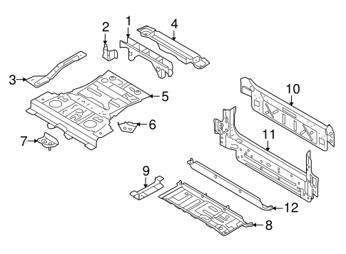 Rear Body for 2008 BMW X5 #0