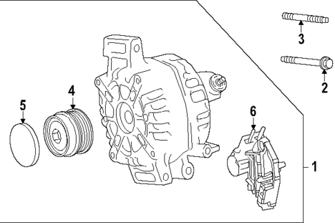 Alternator for 2025 Toyota Highlander #0