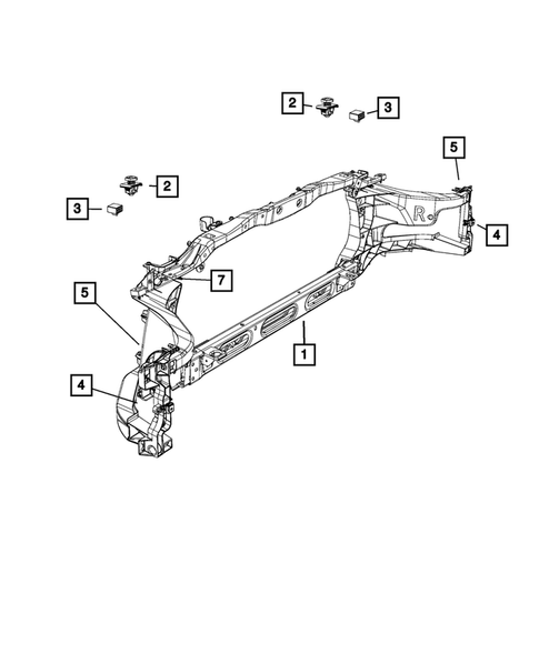 Radiator and Related Parts; Charge Air Cooler for 2009 Dodge Ram 1500 #1