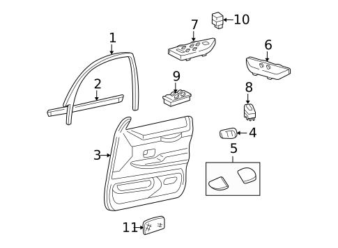Switches, Solenoids & Actuators for 2010 Ford Crown Victoria #0