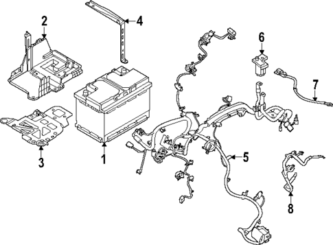 Battery for 2025 Lincoln Nautilus #0