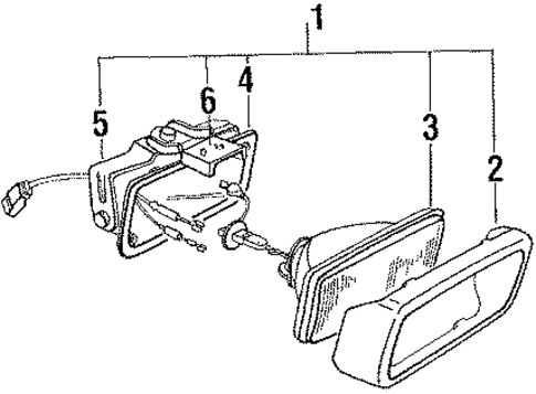 Fog Lamps for 1988 Honda Prelude #0
