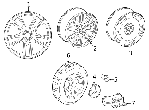 Wheels for 2021 Mercedes-Benz GLS63 AMG #0