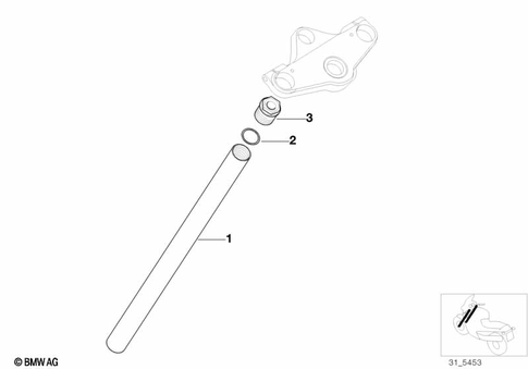 Telescopic Forks, Telelever for 2002 BMW-Motorrad K 1200 GT #3
