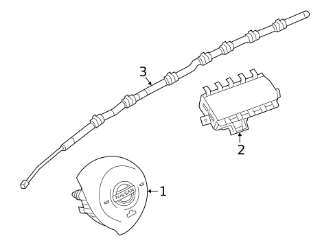 Air Bag Components for 2022 Nissan LEAF #1